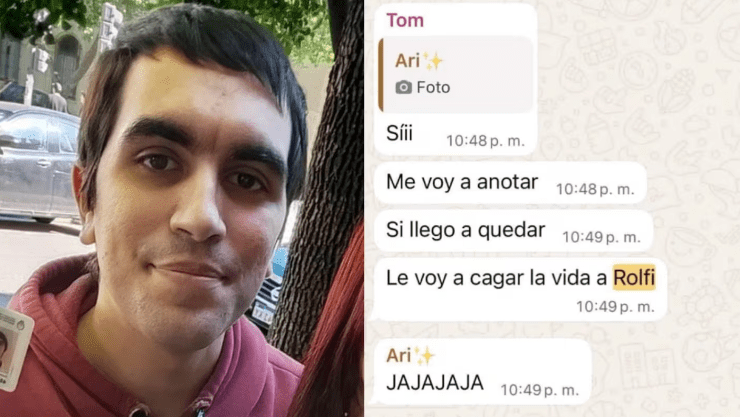 Un mensaje previo refuerza la sospecha de bullying en el caso de Matías&nbsp;Rolfi